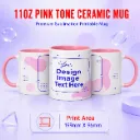 11OZ Pink Tone Ceramic Mug